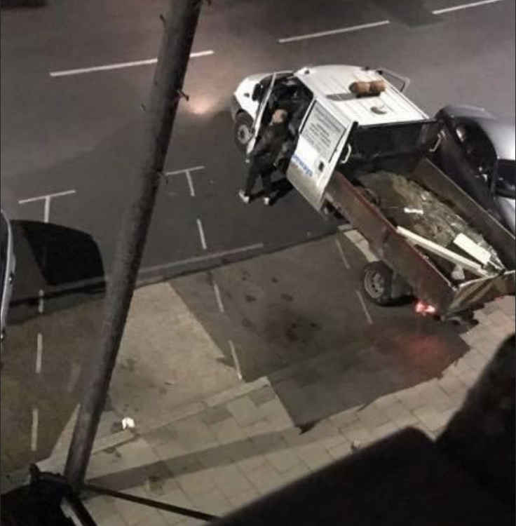 CCTV footage of the truck believed to have caused CCTV footage of the truck believed to have caused