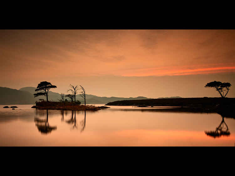 Tom Irving - Golden Sunset , Loch Assynt