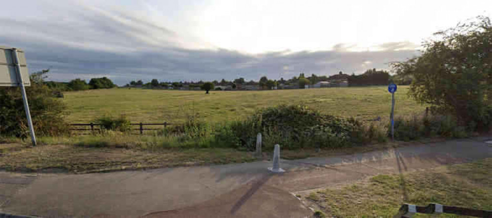 The proposed site of the new homes