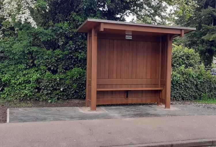 A bespoke new bus shelter for Horndon on the Hill