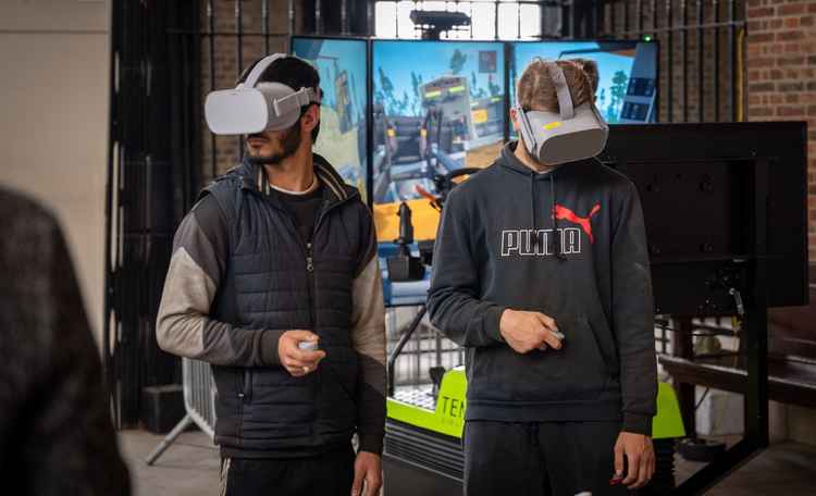 The Port of Tilbury's Recruitment Day attracted hundreds of people of all ages this week with some using Virtual Reality to control container crane movements.