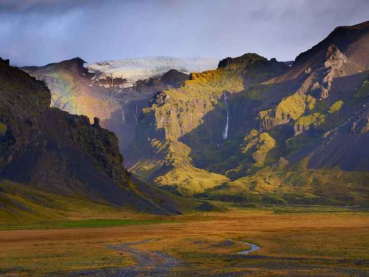 Tom Irving captures the waterfall at the end  of the rainbow