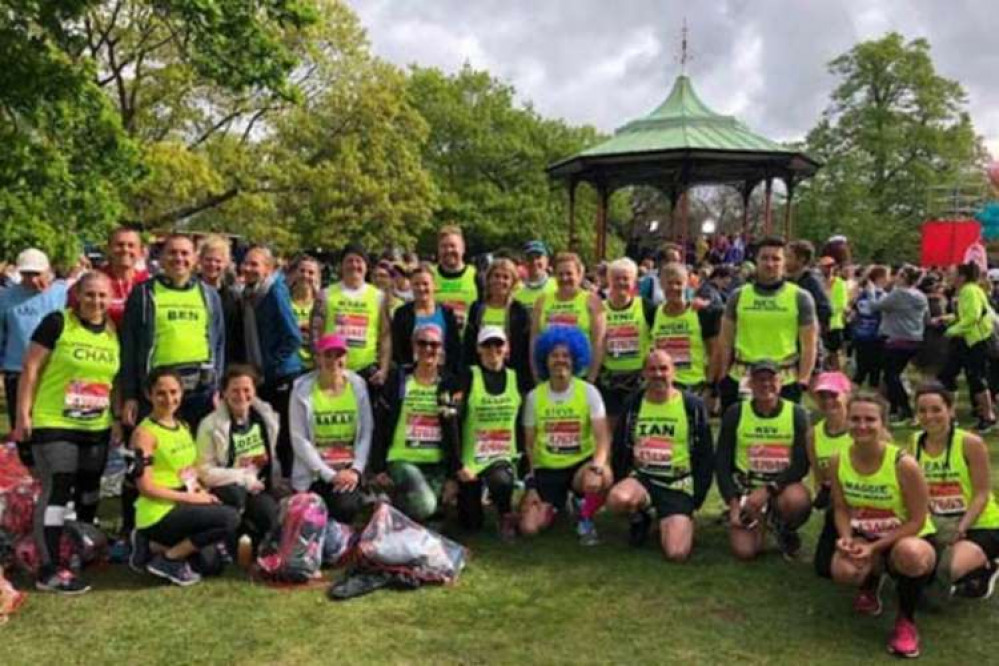 Havens runners at a previous Royal Parks run