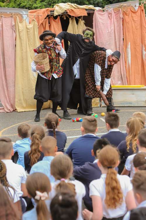 Schoolyard scenarios at Lansdowne. Pictures by Mark Massey