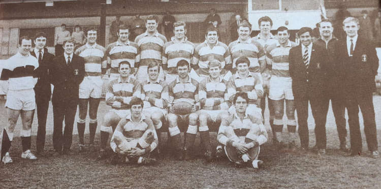 A young Ralph Henderson (bottom left) in Abertillery days