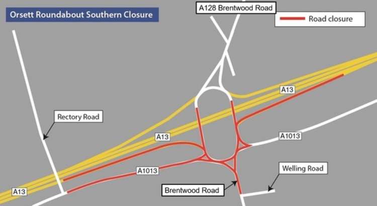 More Brentwood Road closures lie ahead next week
