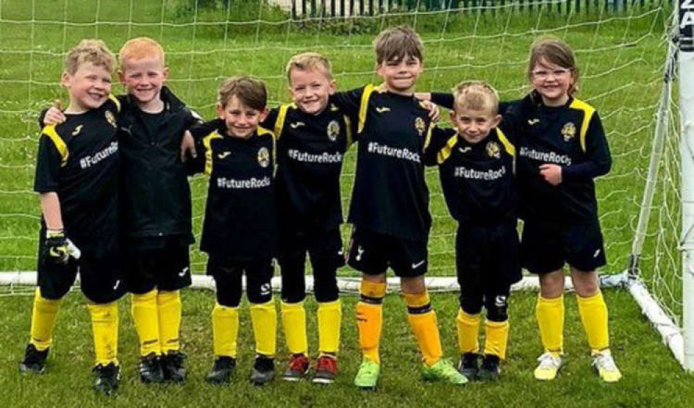 East Thurrock's Under seven will be match day mascots this afternoon.