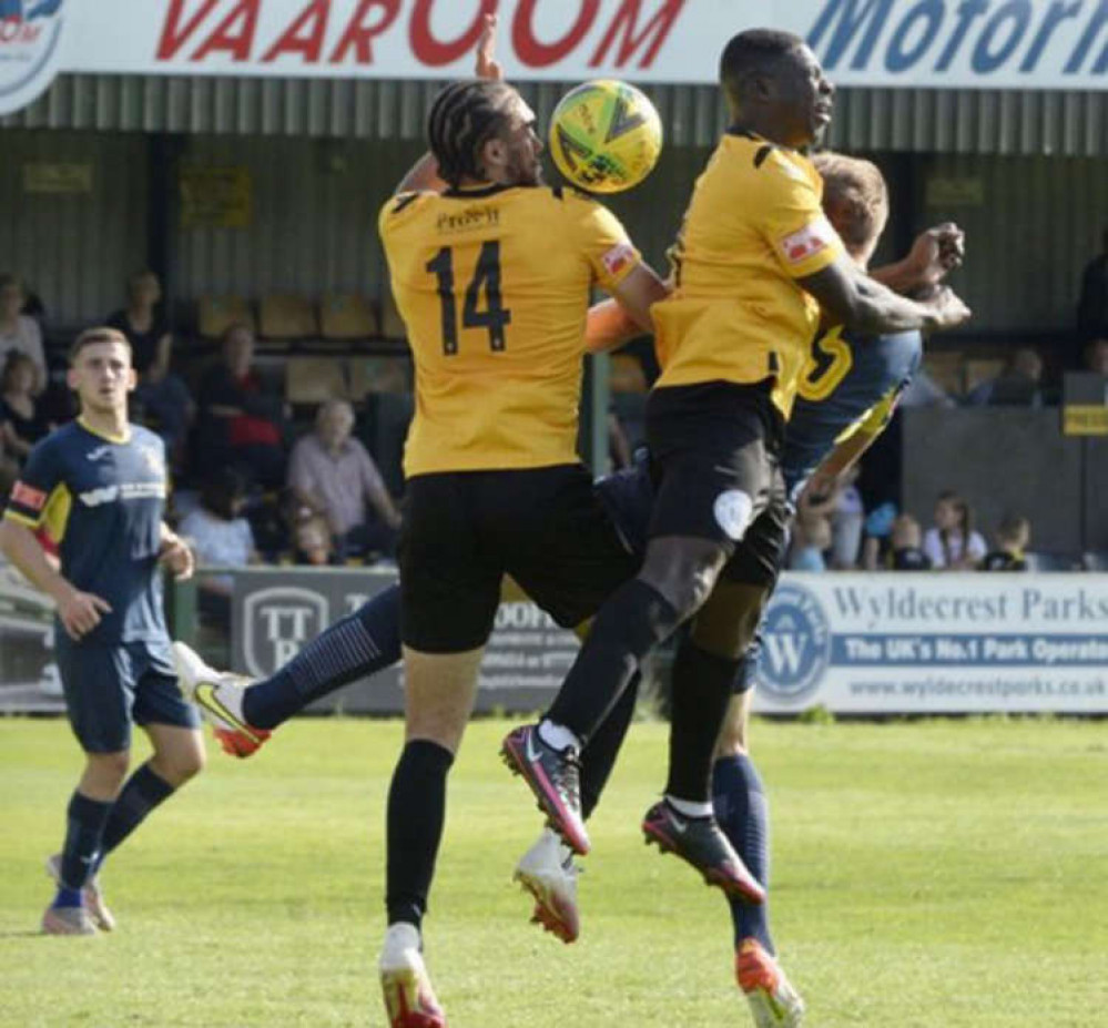 Action from Saturday's match at Rookery Hill. Picture by Ben Pooley.