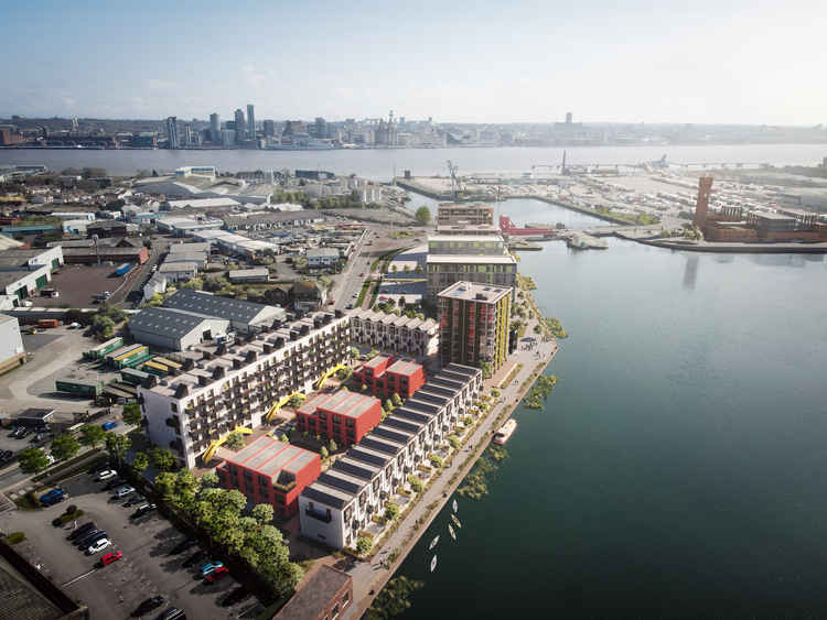 This is what East Float will look like once the development is completed (Credit Wirral Waters)