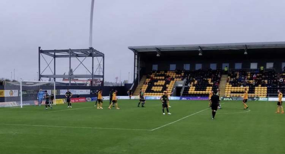 East Thurrock took to their away strip to make a real fight of this afternoon's FA Cup tie at Boston.