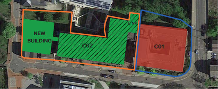 The CO1 council building is set to become the site for 86 new council homes.