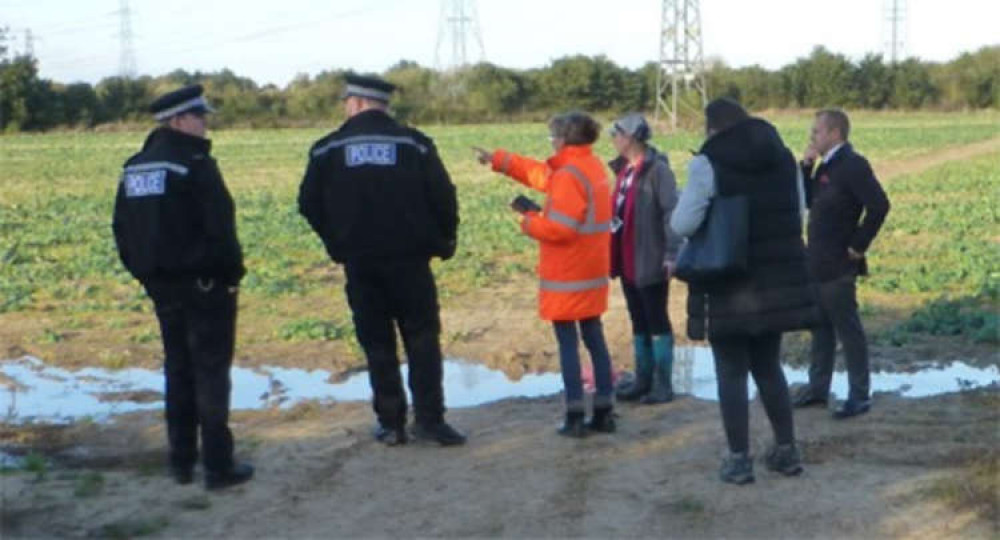Councillors Ben Maney and Joy Redsell joined police and council officers for a tour of problem areas in their ward.