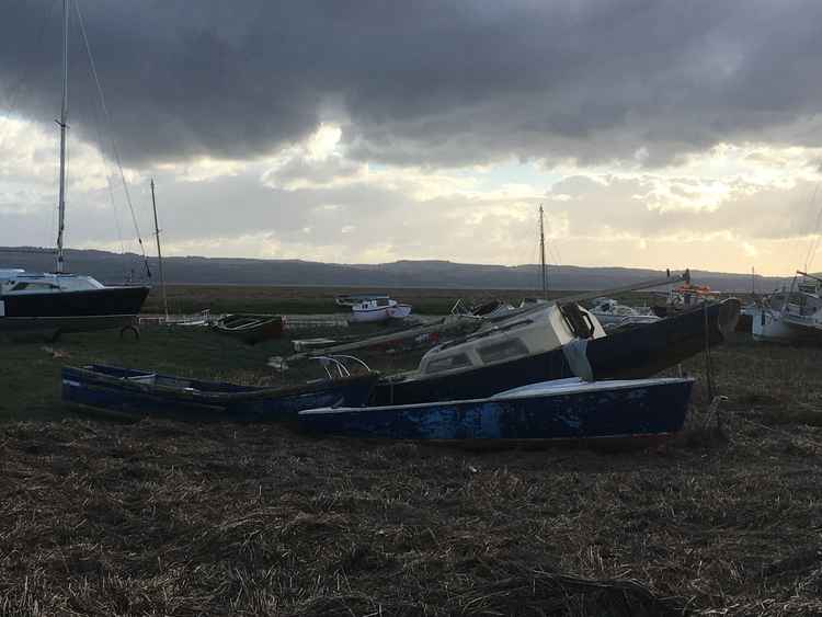 Heswall shore on May 10