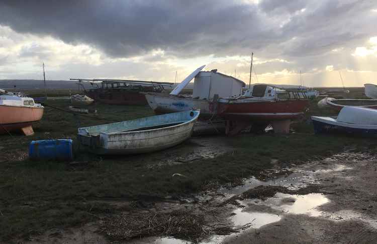 Heswall shore on May 10