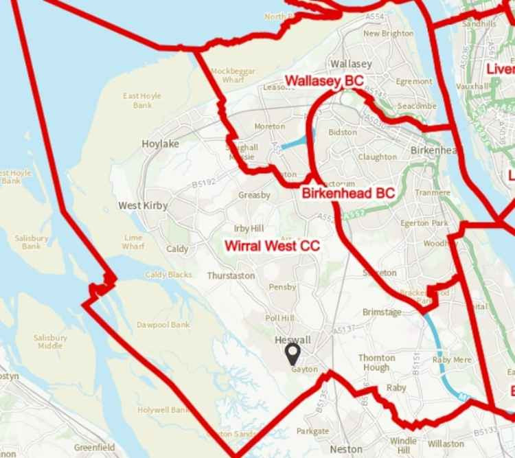 The proposed constituency boundaries