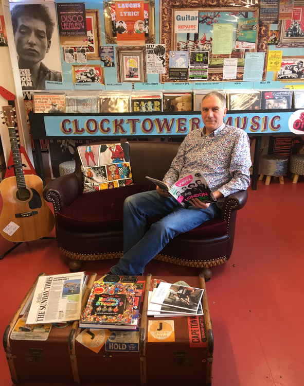 Roy Gregory at Clocktower Music in Bridport