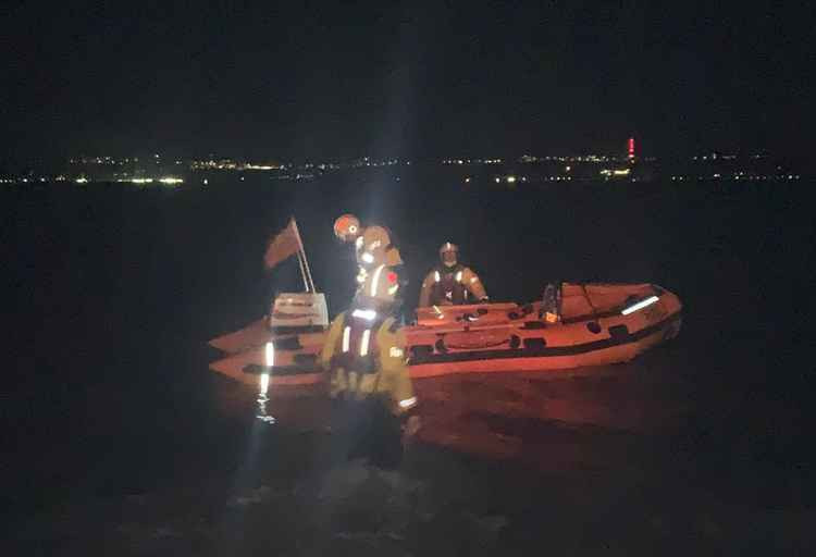 The early hours recovery. Picture: RNLI/Joe Hughes-Jones