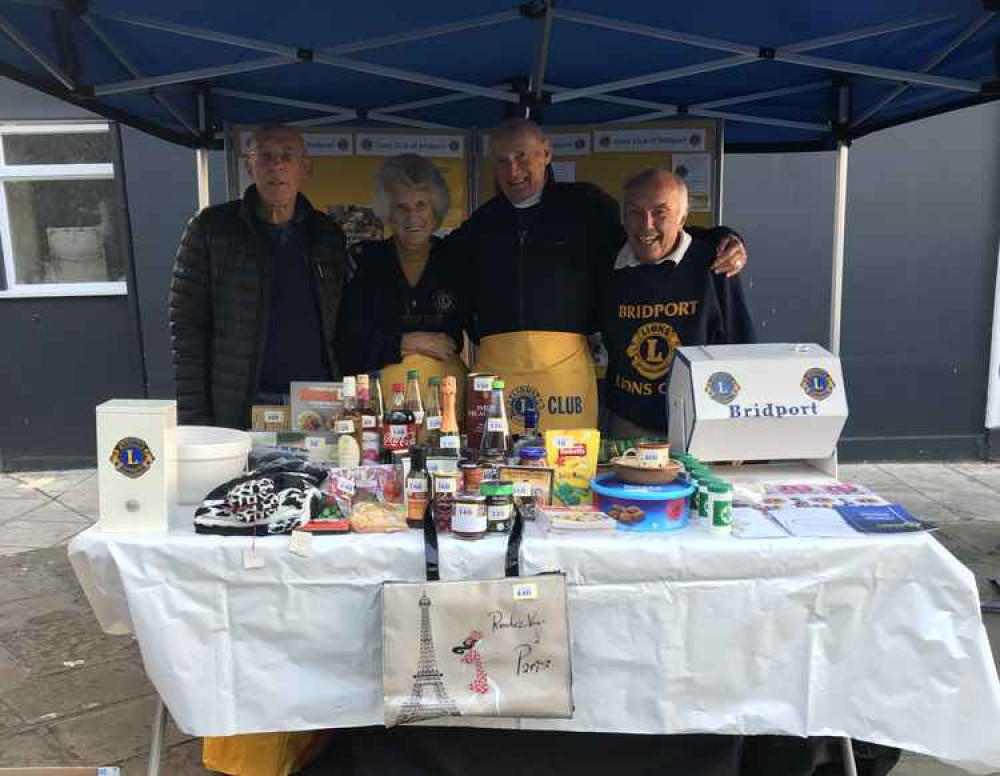 Fundraising at previous Bridport Charter Fair