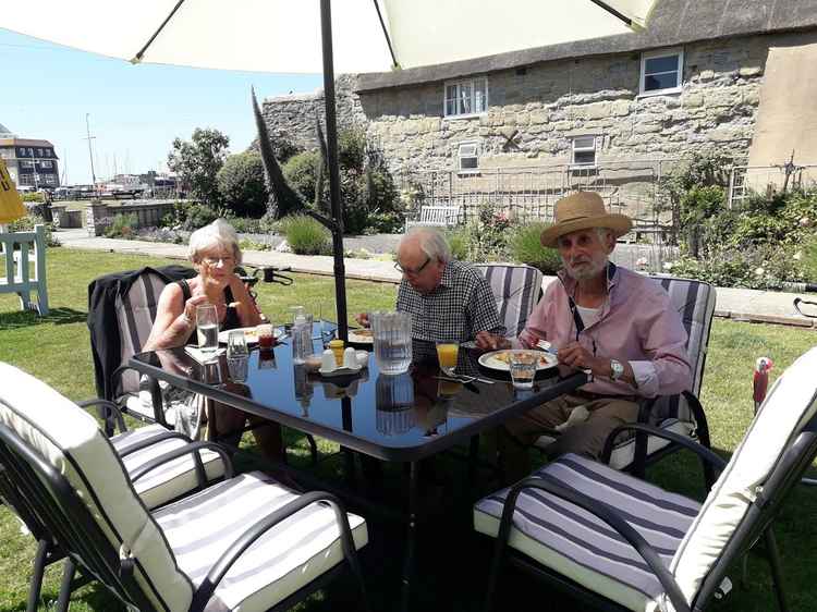 Residents at Harbour House care home in West Bay