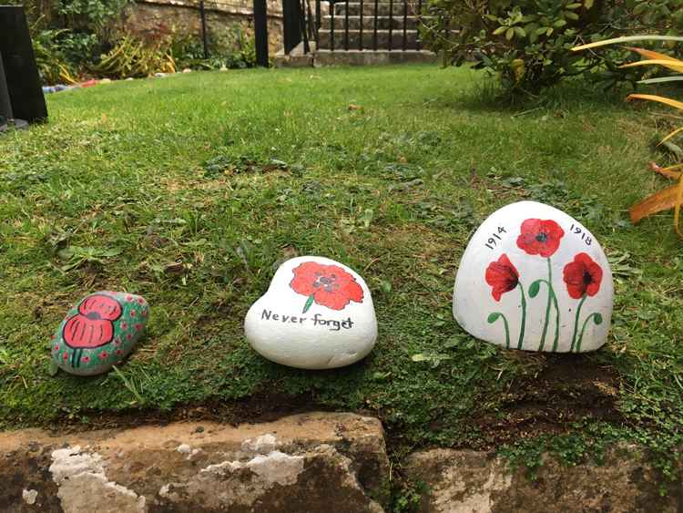 The stones at St Mary's Church, Walditch