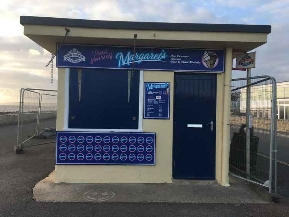 Margaret's kiosk in West Bay has been officially named