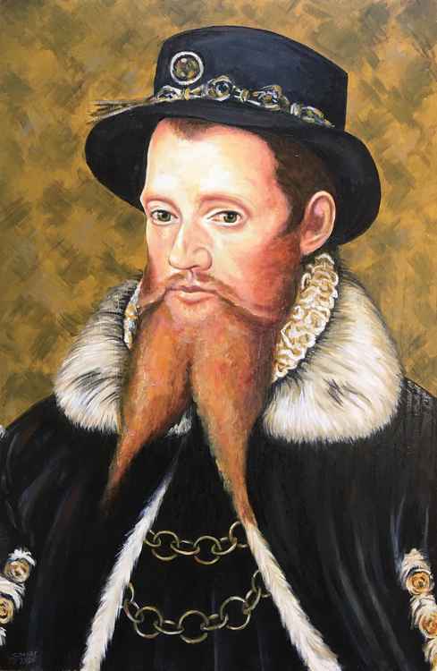 Elizabeth Sporne's Chidiock Tichborne portrait