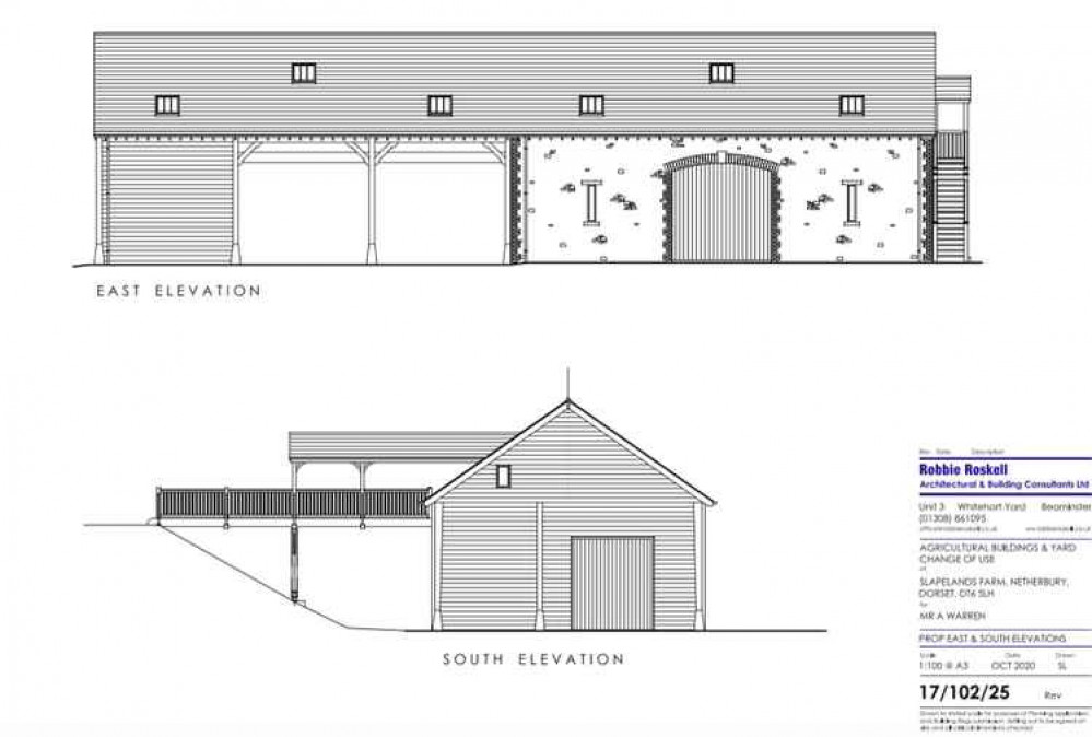 Illustration – How the barn conversion might look, if agreed