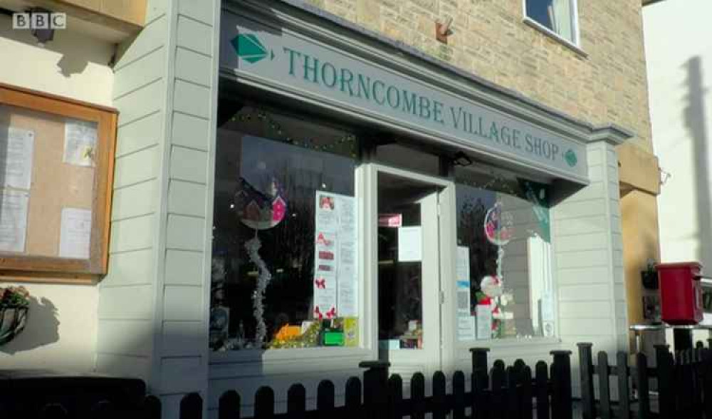 Thorncombe Village Shop featured on BBC Spotlight Picture: BBC Spotlight