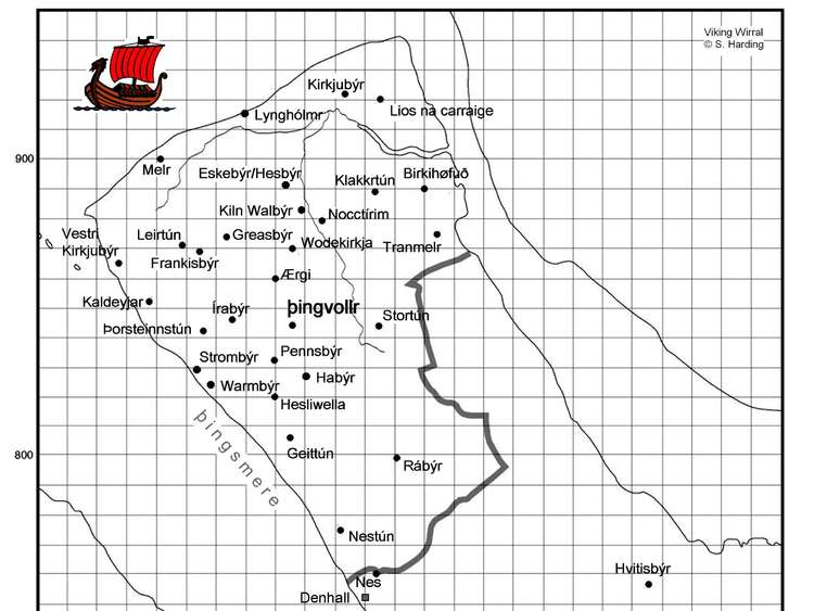 A map by Steve of Viking Wirral