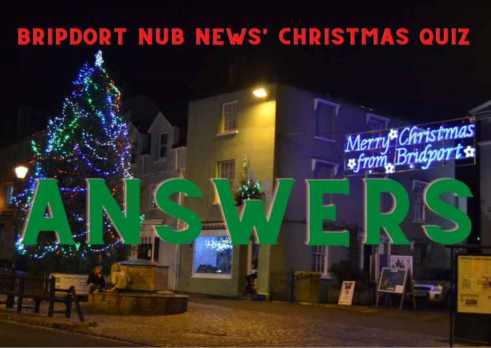 ANSWERS: Bridport Nub News' Christmas quiz