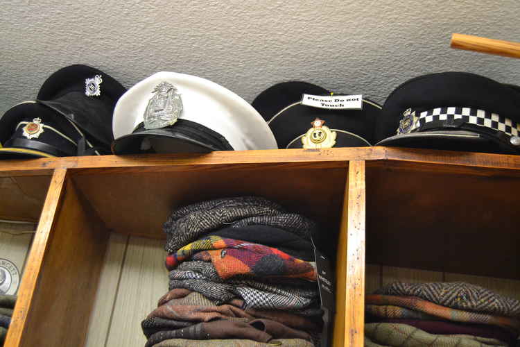 A small selection of Roger's hat collection