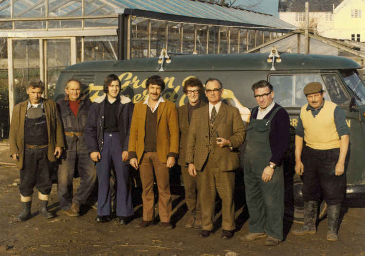 The Groves Nurseries' team in the 1970s