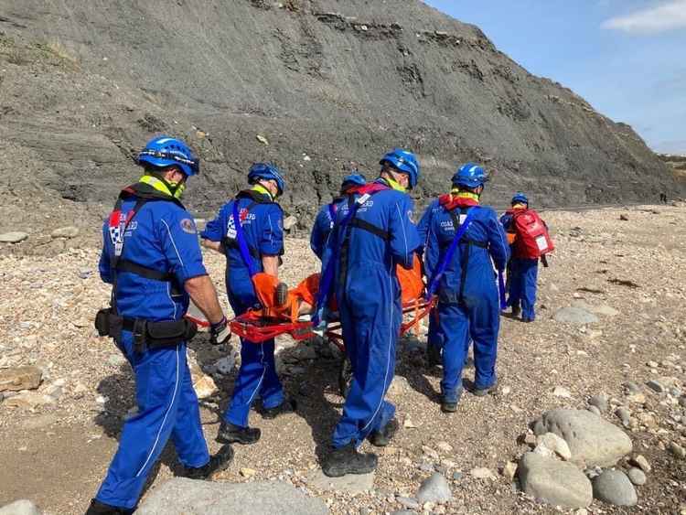 Coastguards had their busiest year since 2007 Picture: West Bay Coastguard Rescue Team