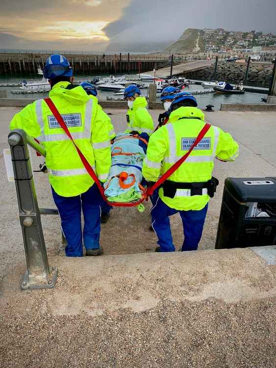 Coastguards had their busiest year since 2007 Picture: West Bay Coastguard Rescue Team