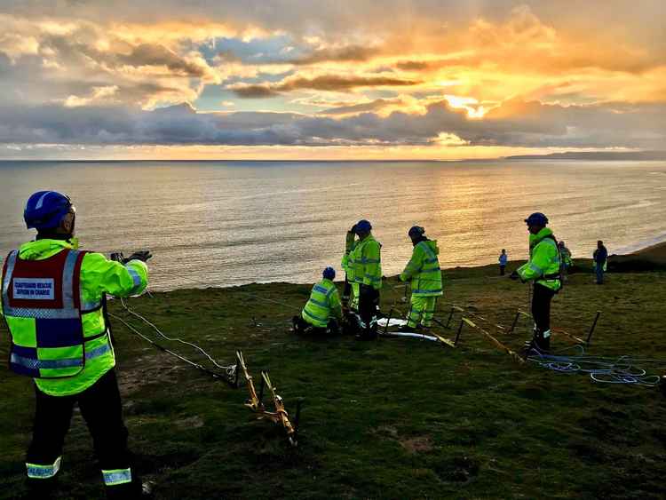 Coastguards had their busiest year since 2007 Picture: West Bay Coastguard Rescue Team