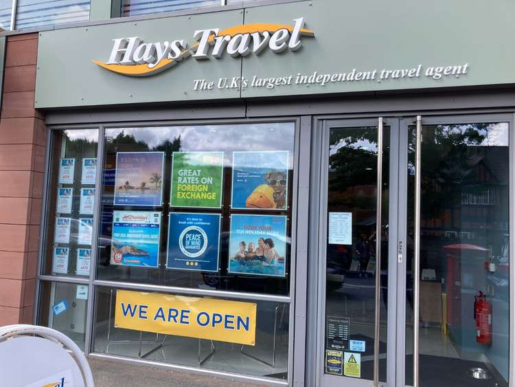 Hays Travel Heswall, in The Curve,on the corner of The Mount and Telegraph Road