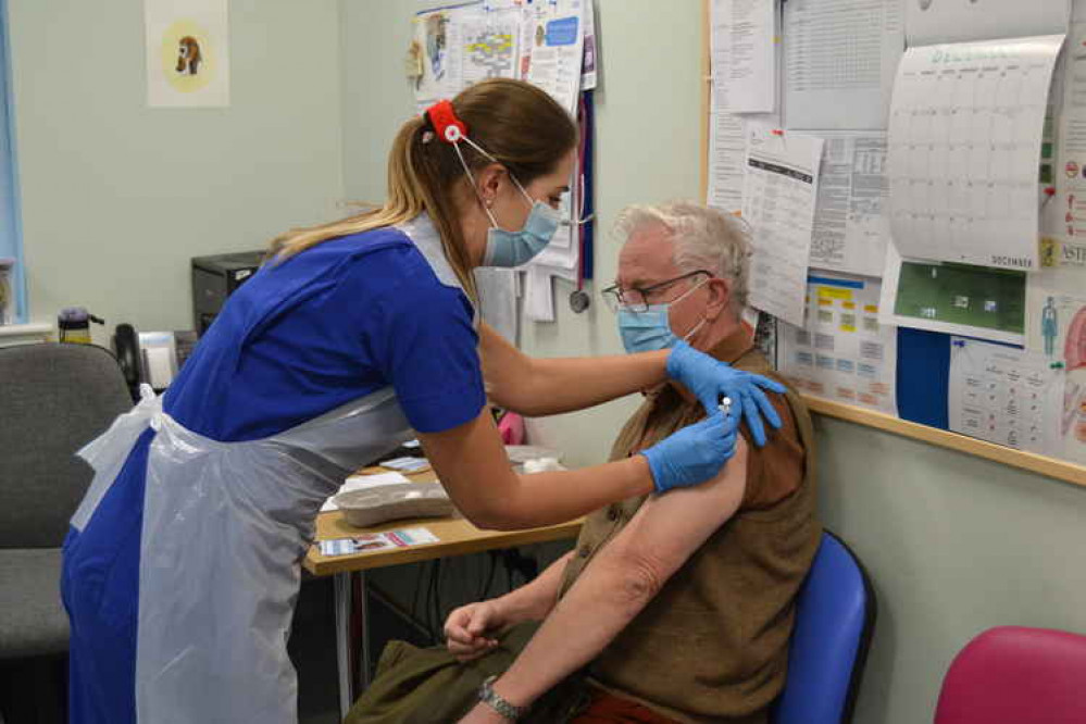 More than 1,700 people receive the Covid-19 vaccine in one day at Bridport Medical Centre