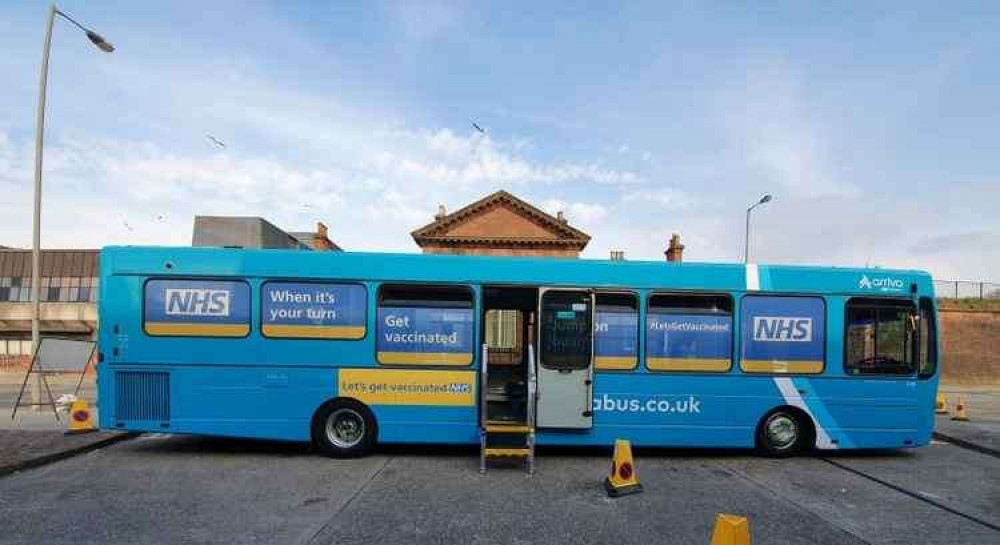 COVID-19 vaccine bus