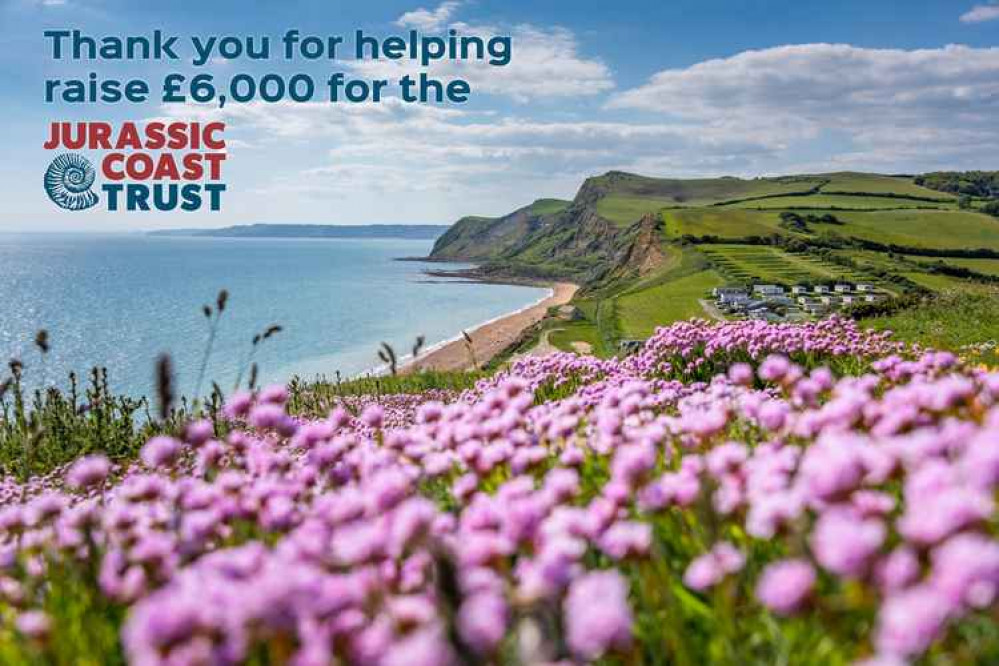 Holidaymakers in West Dorset raised £6,000 for the Jurassic Coast Trust during 2020