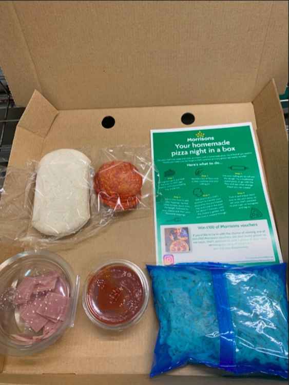 Bridport Morrisons gave away 150 pizza kits to two Bridport schools
