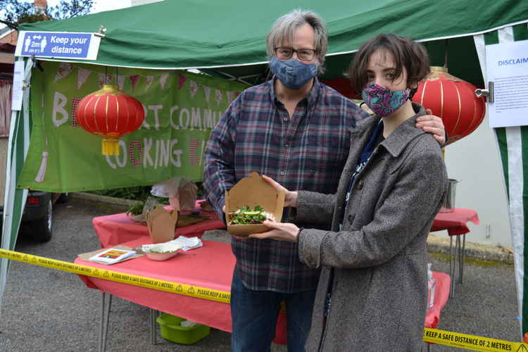 Simon and Kitty Ford cooked up some Chinese chicken wings and rice