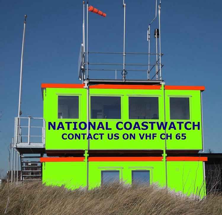 The new colour for NCI look outs Picture: National Coastwatch Institution