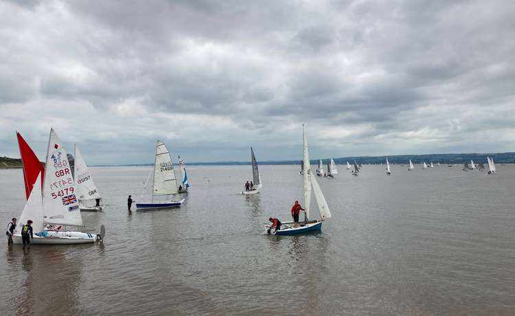 Jolly boating weather in West Kirby