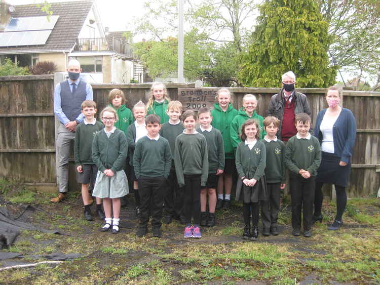 The first face-to-face meeting with children in Bridport Primary School's school council
