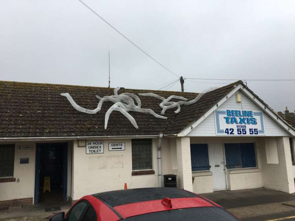 A new sculpture installation in Bridport bus station Picture: James Coles