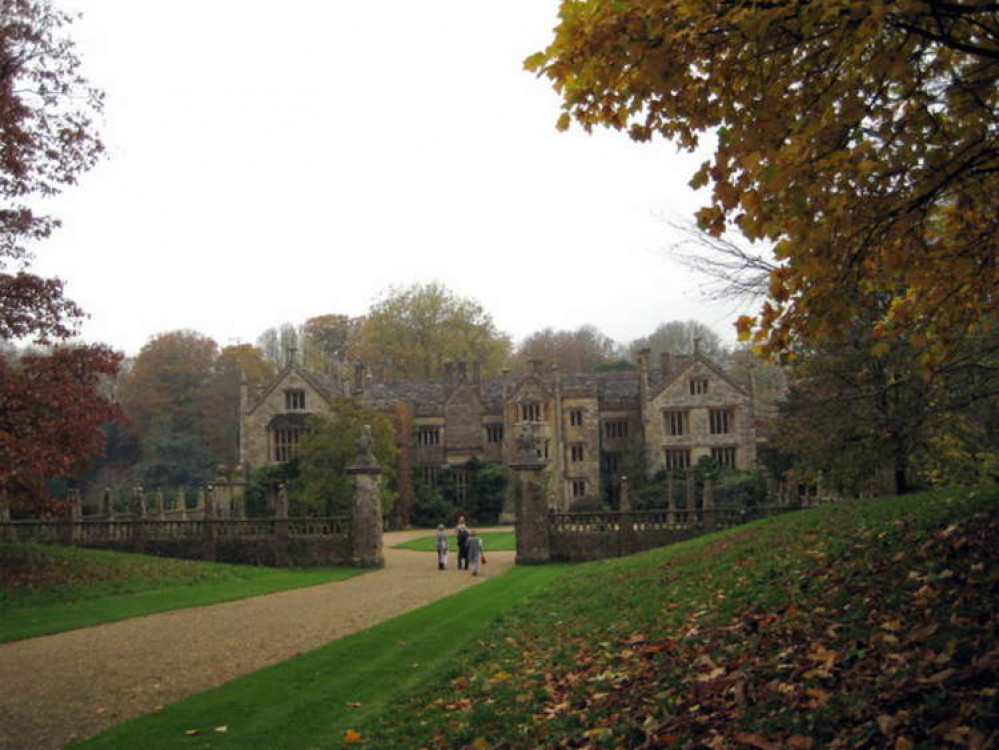 Parnham House in Beaminster before the fire