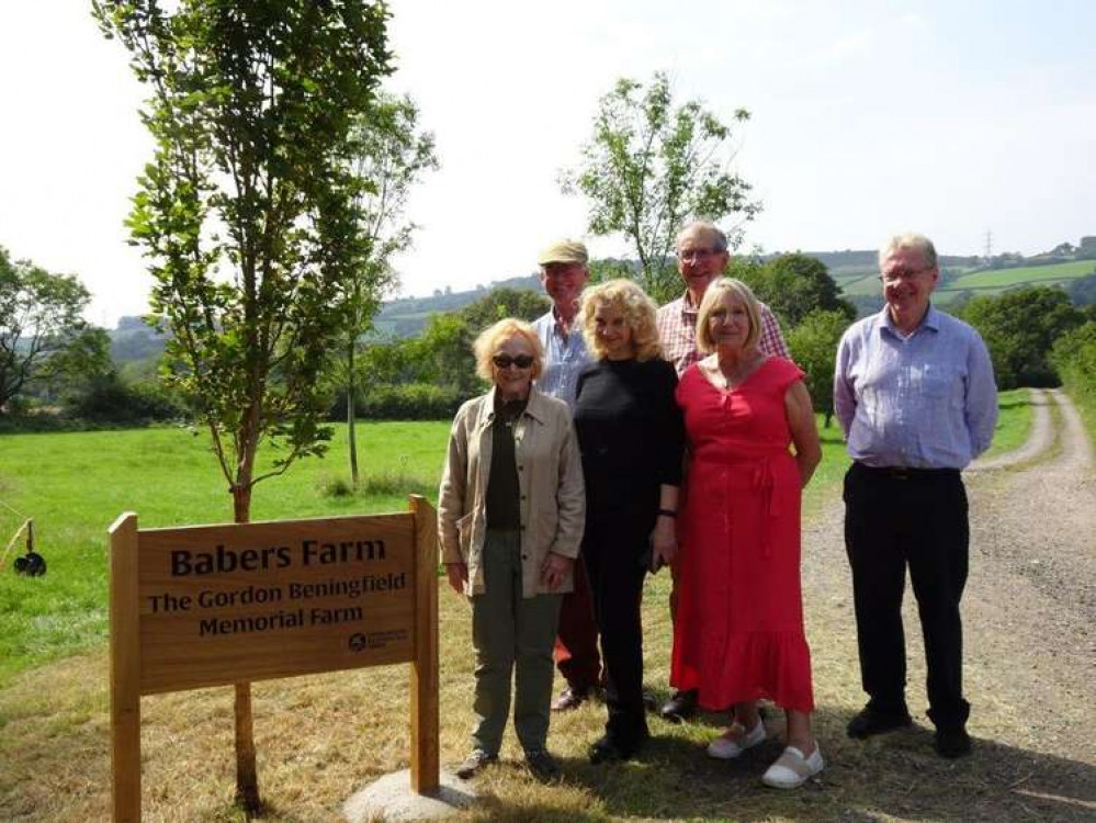 Babers Farm in Marshwood unveiled as Gordon Beningfield Memorial Farm Picture: Andy Fale