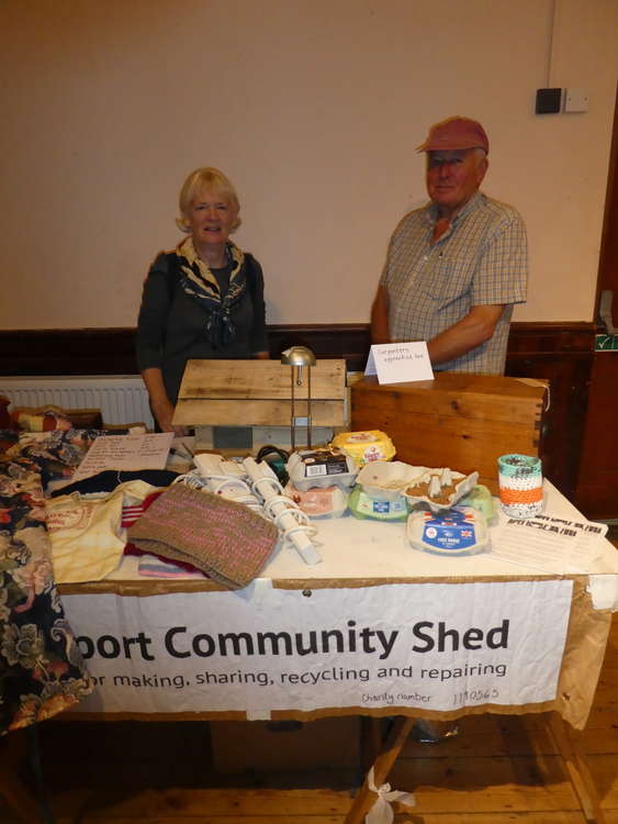 Lorainne Wood and Kieth Baylis of Bridport Community Shed