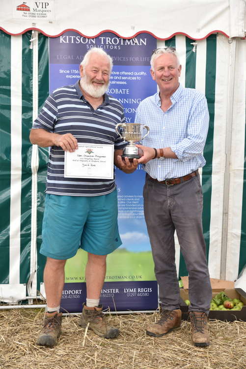 David Rae Champion Ploughman Open and winner of Col. Sir Stuart Mallinson cup Picture: Tim Russ