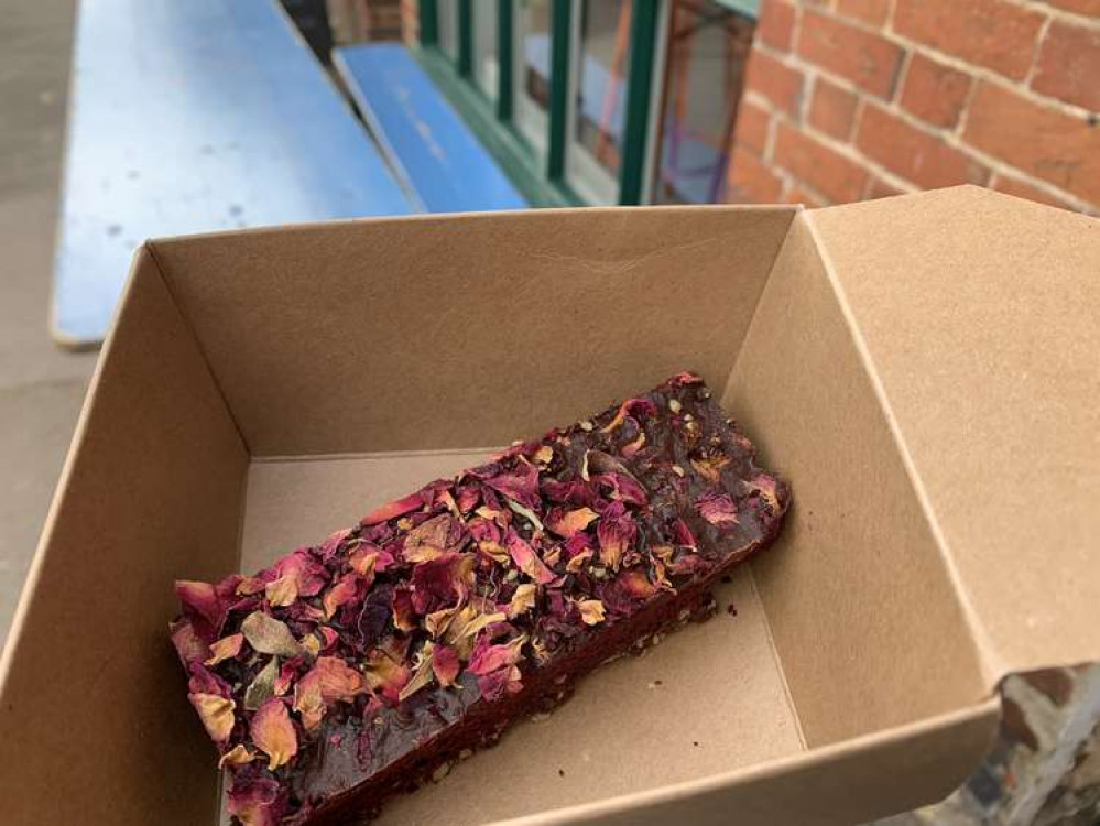 Chocolate beetroot slice from Soulshine